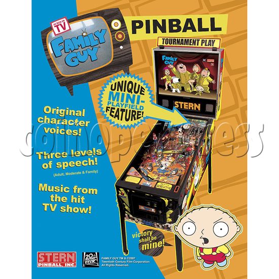 Family Guy Pinball Machine - brochure 1