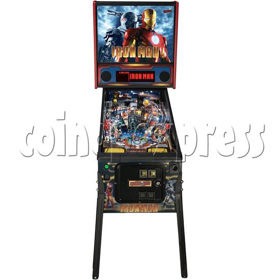 Iron Man Pinball Machine - front view