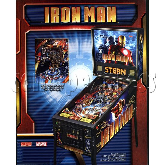 Iron Man Pinball Machine - brochure