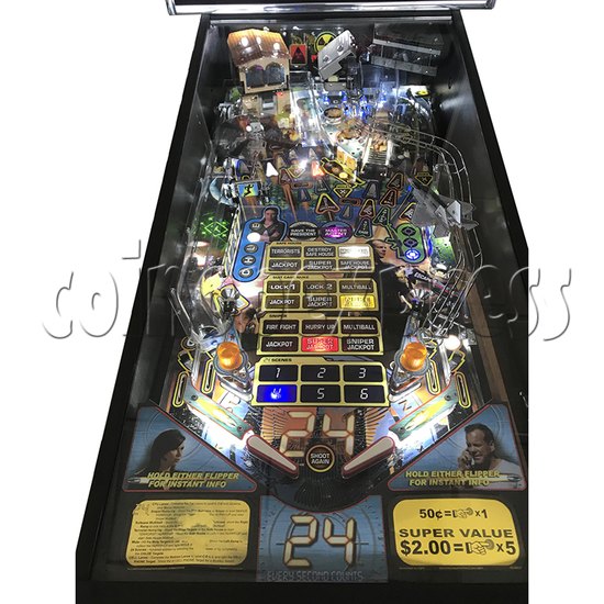 24 Pinball Machine - playfield