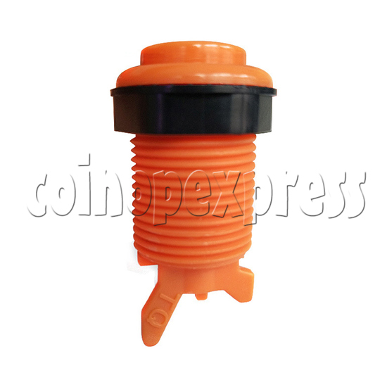 33mm Round Flat Push Button - front view