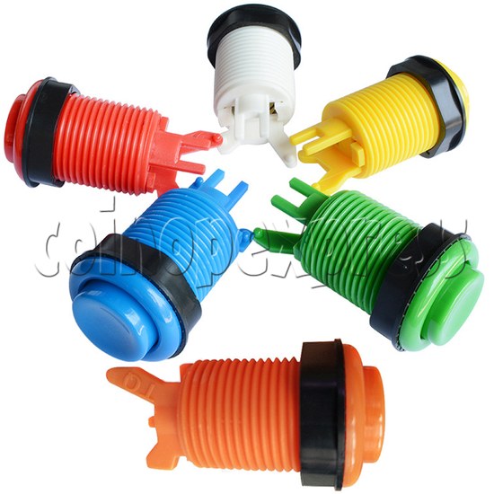 33mm Round Flat Push Button - full colors