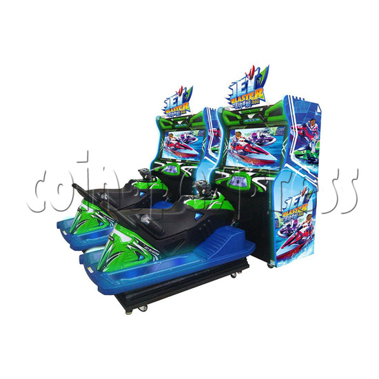 JET Blaster Racing Game Machine - side view