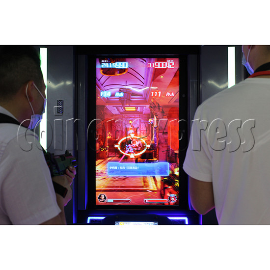Elevator Action Invasion Arcade Machine play view