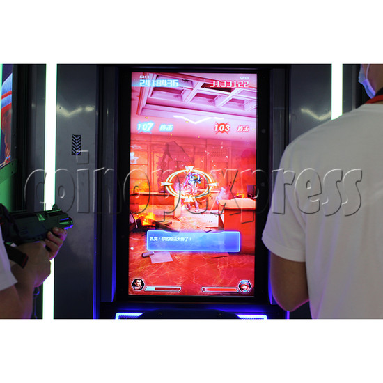 Elevator Action Invasion Arcade Machine screen display