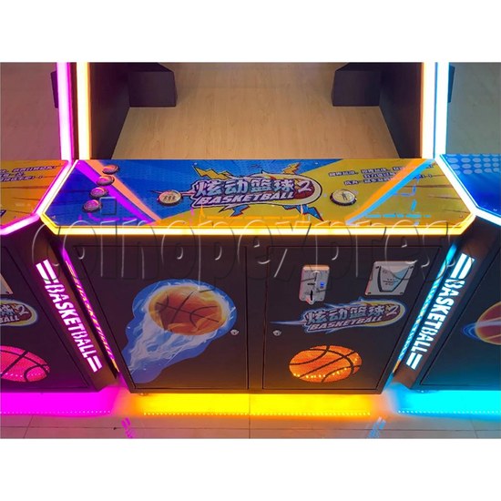 Storm Shot 2 Basketball Arcade Ticket Redemption Game Machine control panel