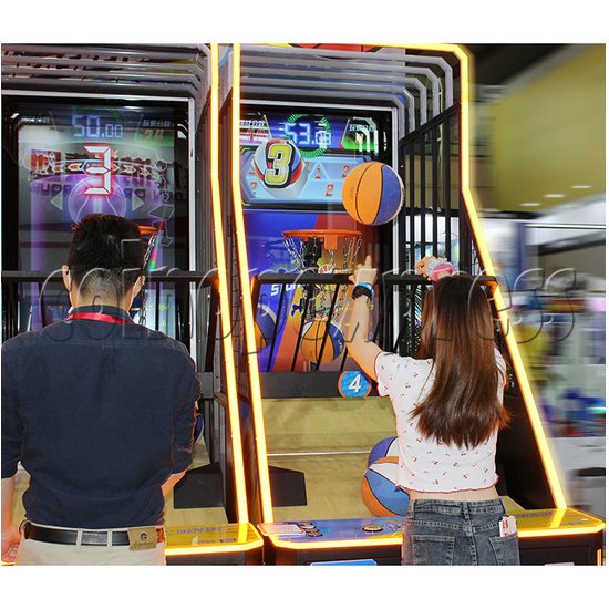 Storm Shot 2 Basketball Arcade Ticket Redemption Game Machine play view