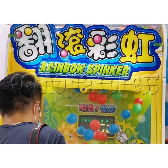 Rainbow Spinner Ticket Redemption Arcade Machine header