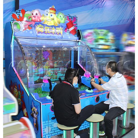 Crazy Graffiti Water Shooting Amusement Machine play view