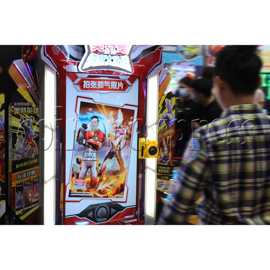 Ultraman Go Motion Sensing Game Ticket Redemption Machine screen display