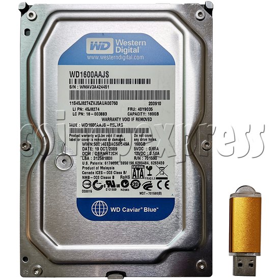 HDD with Software for Razing Storm (clone)
