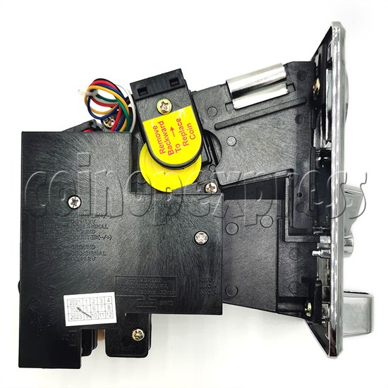 Electronic Comparable Front Type Coin Acceptor left side view