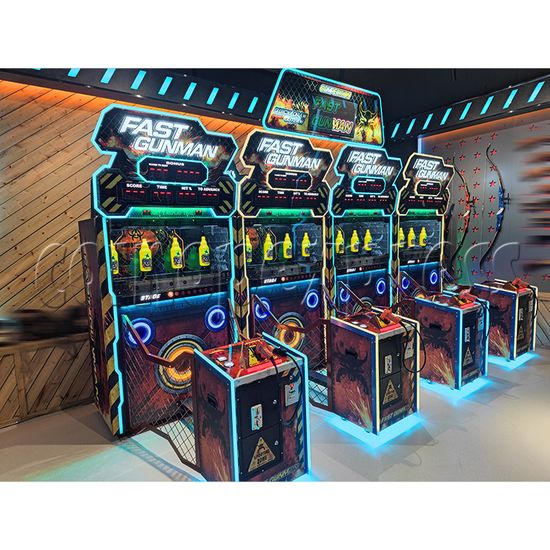 Fast Gunman Shooting Arcade Machine link-up cabinets