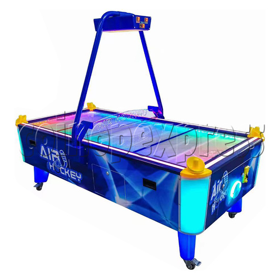 Large Air Hockey with Light Box and Table LED Light 4 Players Air Hockey side view 1