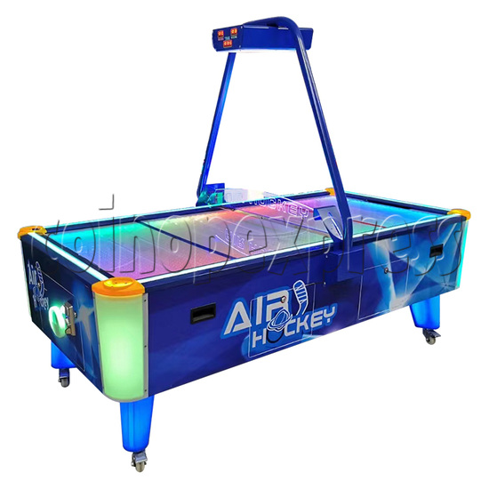 Large Air Hockey with Light Box and Table LED Light 4 Players Air Hockey side view 3