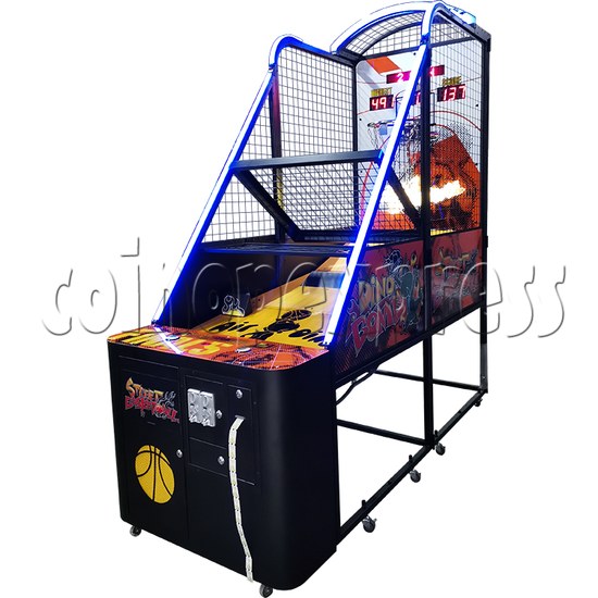 Street Basketball Ticket Redemption Machine with LED Lighting right view