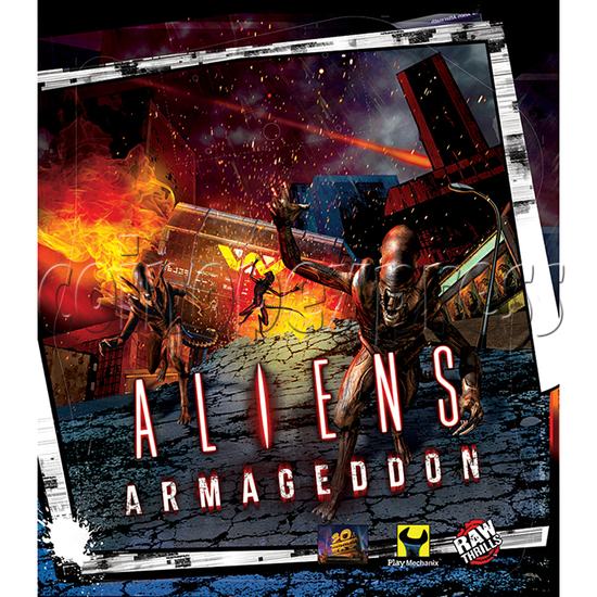Aliens Armageddon Deluxe Shooting Arcade Machine (Used)