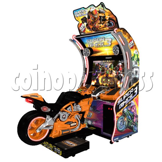 Super Bikes 3 Motorcycle Racing Arcade Game Machine (Used)