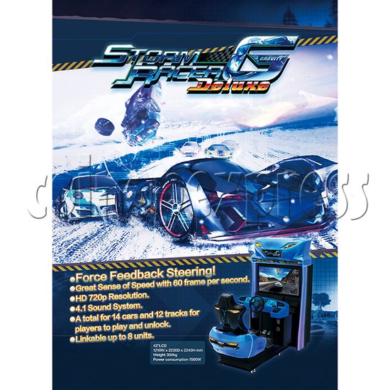 Storm Racer G Deluxe Arcade Machine (Used)