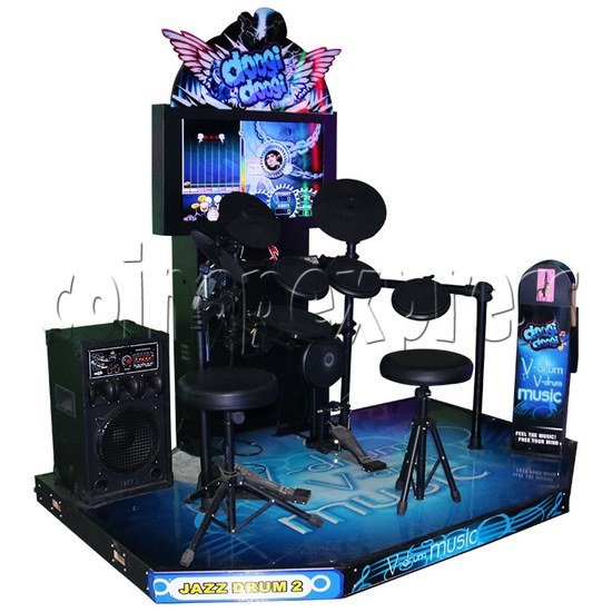 Electronic Jazz Drum 2 Game Machine left view