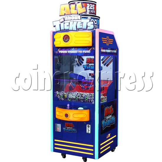 All About Tickets Redemption Machine right view