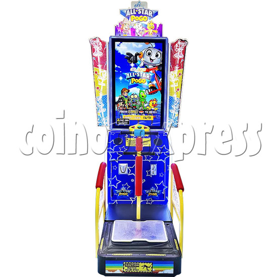 All Star Pogo Jumping Racing Sport Game Machine front view
