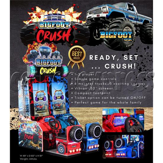 Big Foot Crush Driving Machine (Twin Seat) catalog