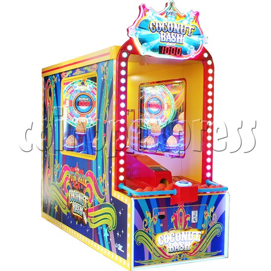 Coconut Bash Ticket Redemption Machine right view