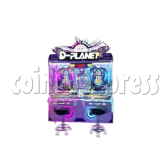 D-Planet Ticket Redemption Machine front view
