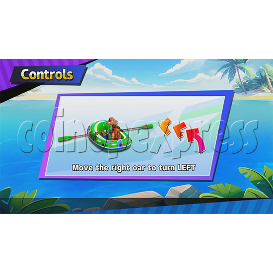 Dino Storm Arcade Machine screen display 3