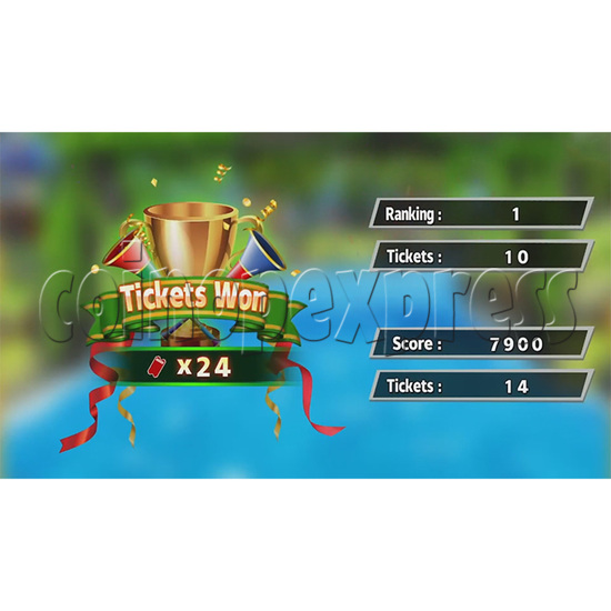 Dino Storm Arcade Machine screen display 5