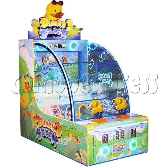 Ducky Splash 3 Water Shooting Ticket Redemption Machine left view
