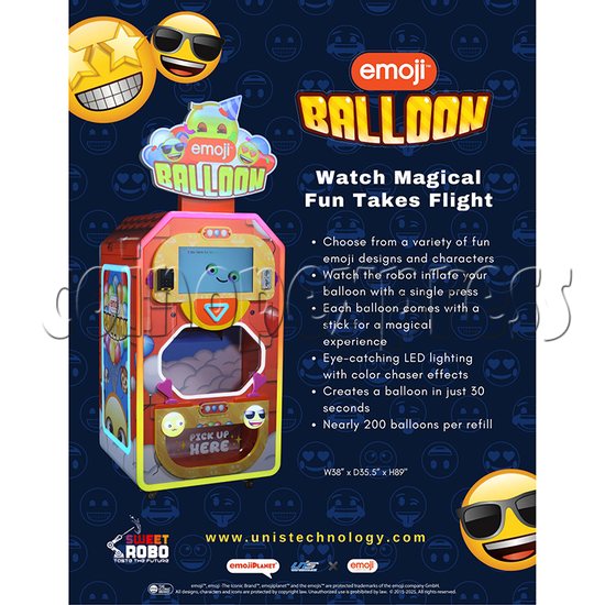 Emoji Balloon Vending Machine catalog