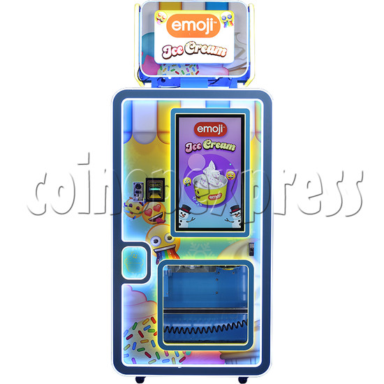 Emoji Ice Cream Vending Machine front view