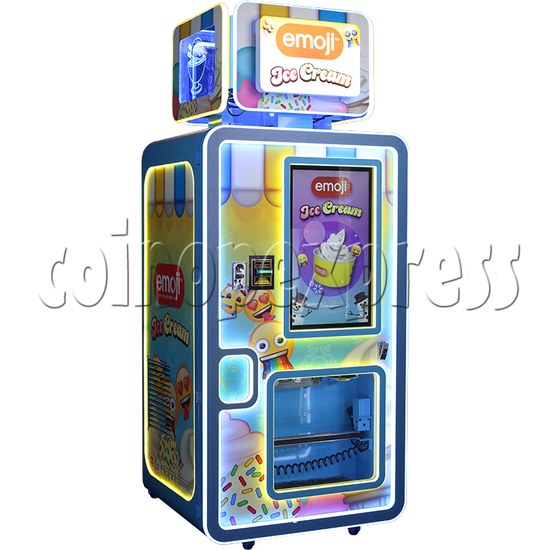 Emoji Ice Cream Vending Machine left view