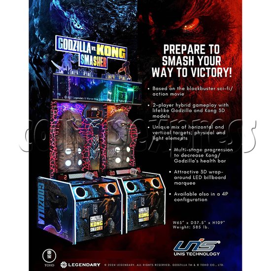 Godzilla vs. Kong Smasher Hammer Machine (2 Players) catalog