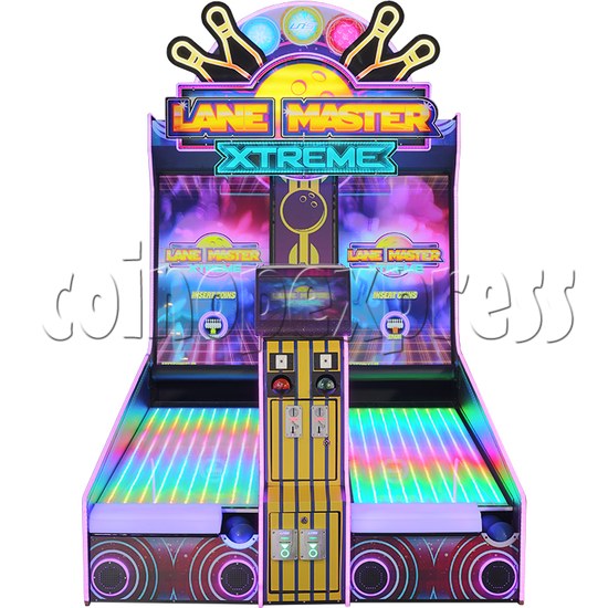 Lane Master Xtreme Video Bowling Machine (Prize & Ticket) front view
