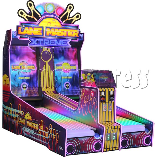 Lane Master Xtreme Video Bowling Machine (Prize & Ticket) left view