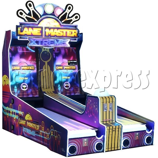 Lane Master Xtreme Video Bowling Machine (Ticket Version) left view