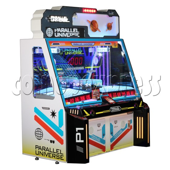 Parallel Universe Ticket Redemption Machine left view