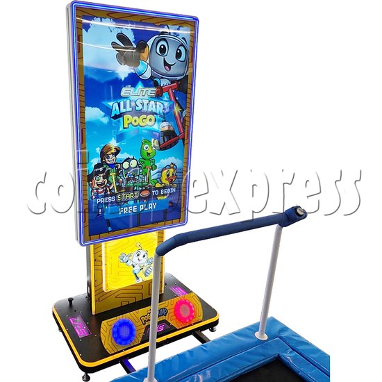 Pogo Jump Sport Game Machine (1 Player) left view