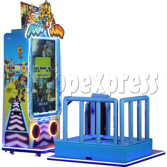 Pogo Jump Sport Game Machine (DLX) left view