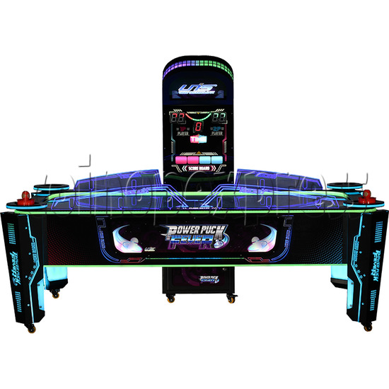 Power Puck Fever Air Hockey Machine front view
