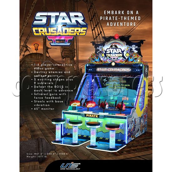 Star Crusaders 2 Water Shooting Machine (4 Players) catalog