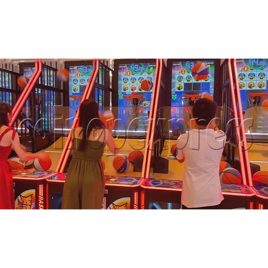 Storm Shot 3 Basketball Arcade Ticket Redemption Machine play view 1