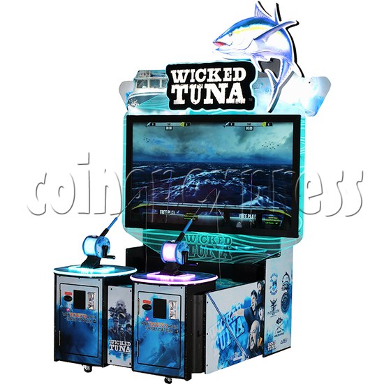 Wicked Tuna Fishing Simulation Arcade Machine (2 players) right view