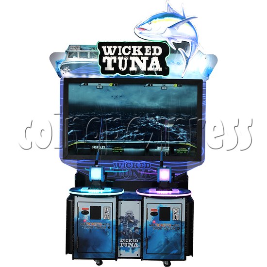 Wicked Tuna Fishing Simulation Arcade Machine (2 players) front view
