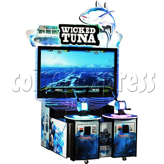 Wicked Tuna Fishing Simulation Arcade Machine (2 players) left view