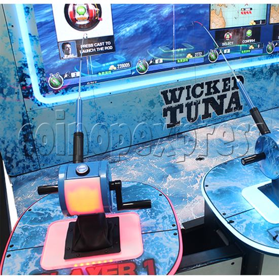 Wicked Tuna Fishing Simulation Arcade Machine (2 players) controller
