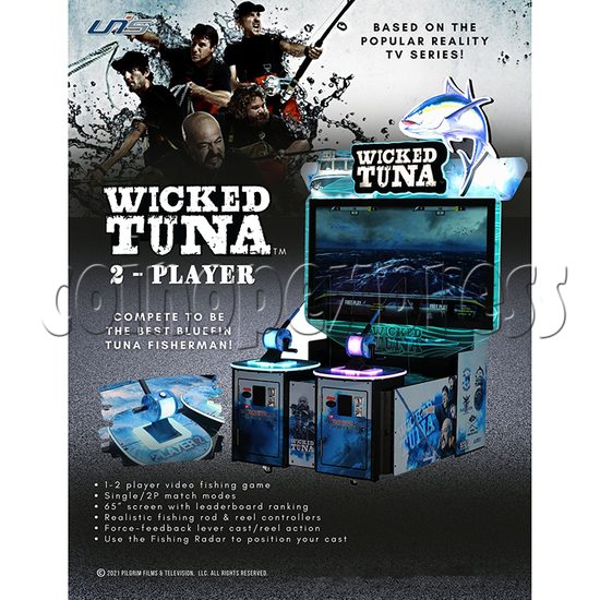 Wicked Tuna Fishing Simulation Arcade Machine (2 players) catalog